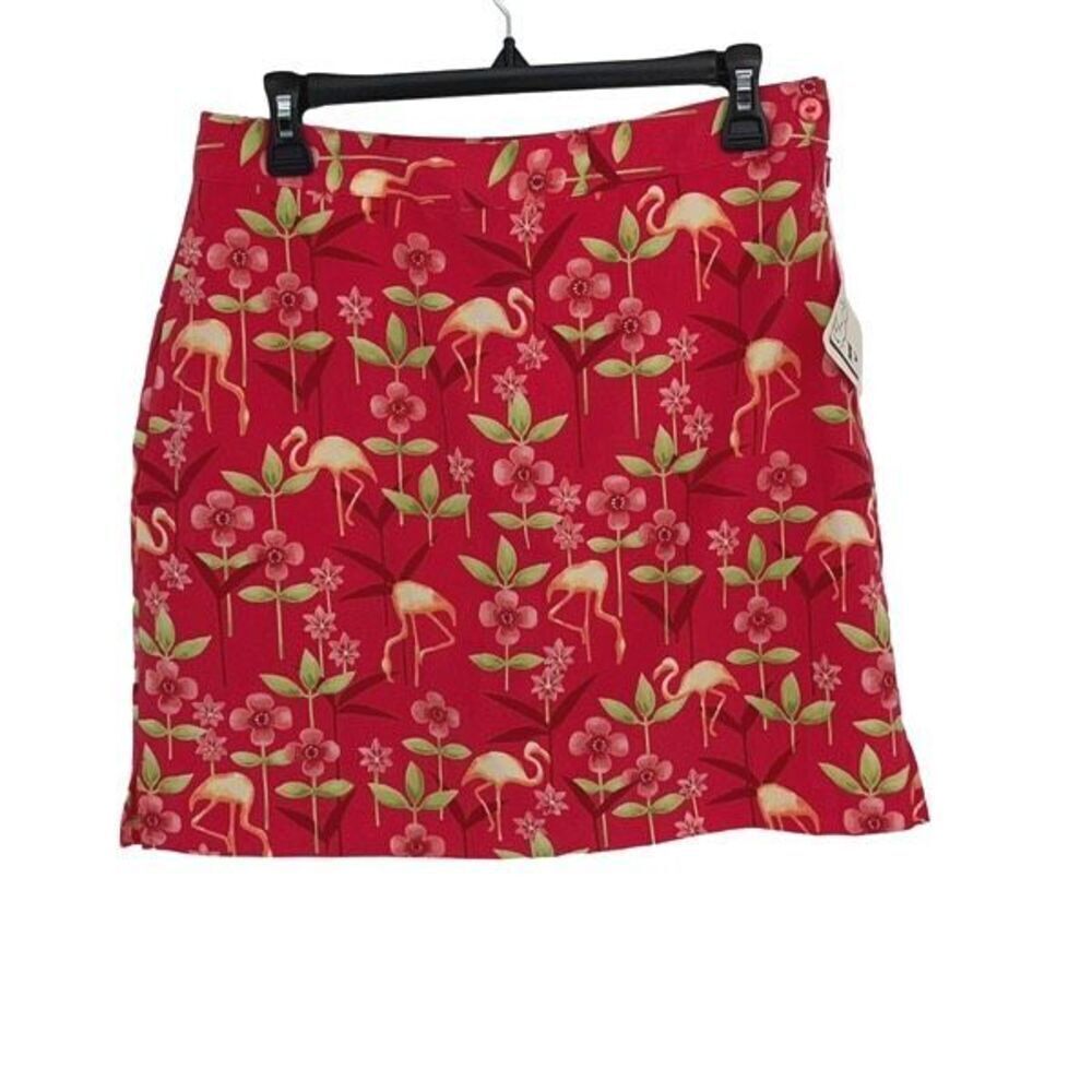 EP PRO‎ Golf Tennis Skort Skirt Red Pink Geranium Size 8 NWT